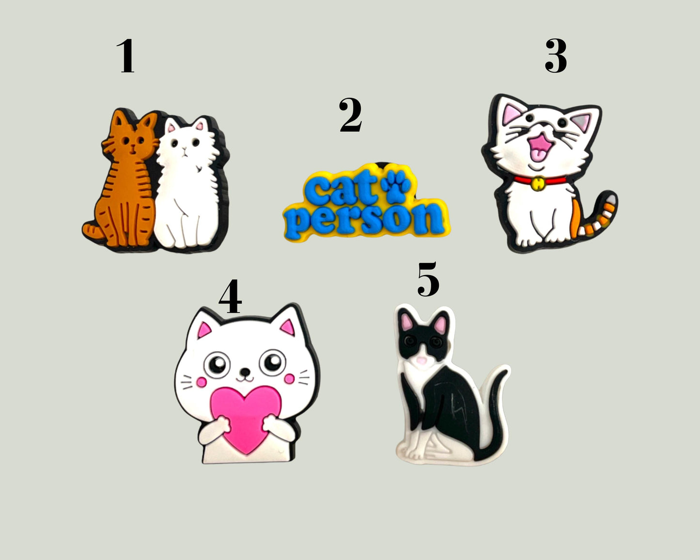 Cats Shoe Charms