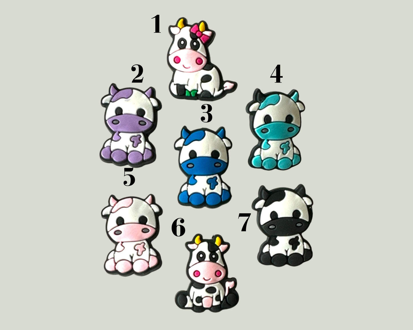 Cows Shoe Charms