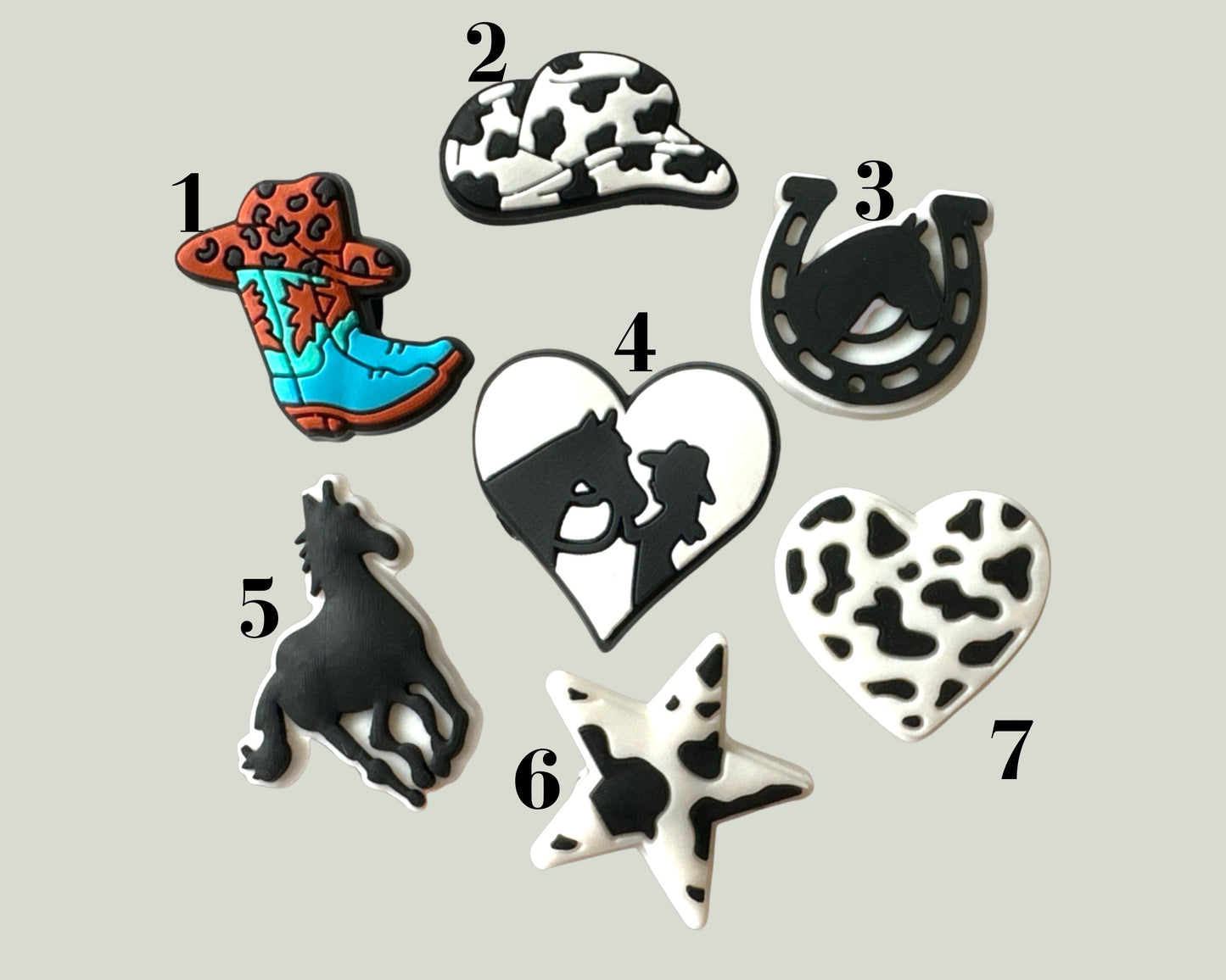 Cowboy Shoe Charms