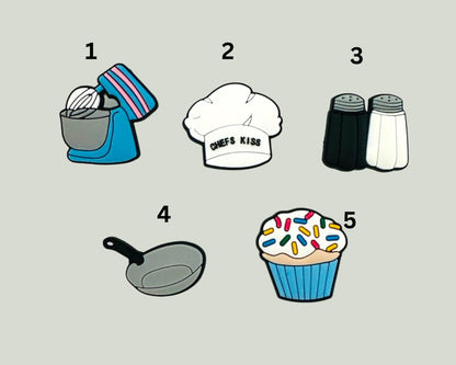 Cooking Shoe Charms