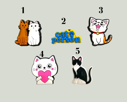 Cats Shoe Charms
