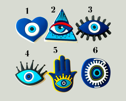 Evil Eye Shoe Charms