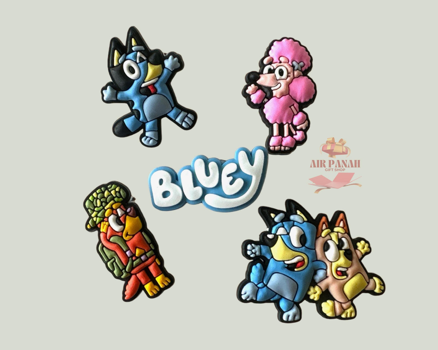 Bluey Shoe Charms