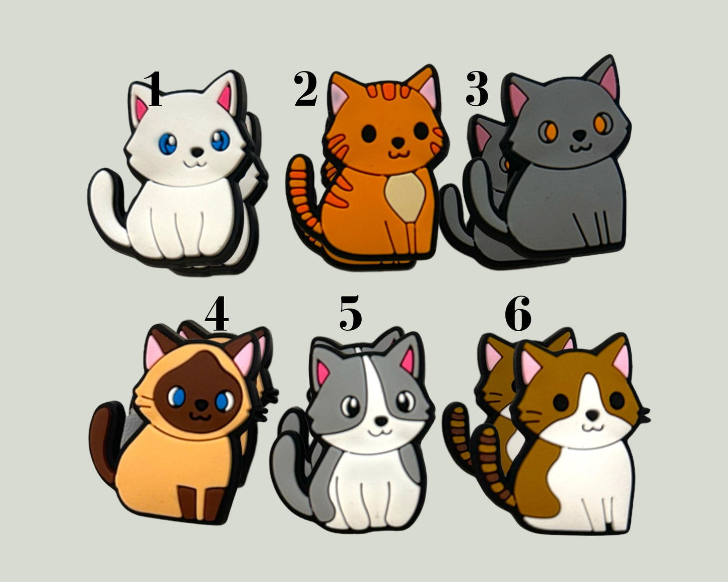 Cats Shoe Charms