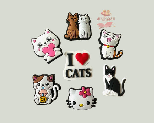 Cute Cats Shoe Charms