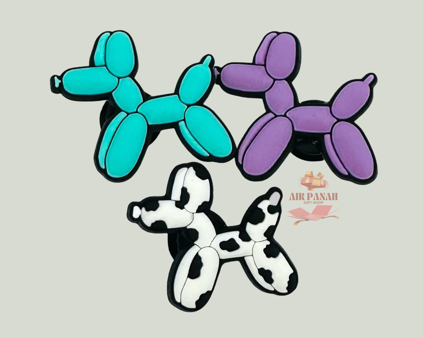 Balloon Dog Shoe Charms