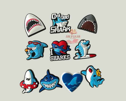 Shark Shoe Charms