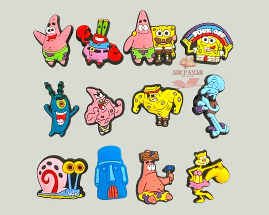 Spongebob Shoe Charms