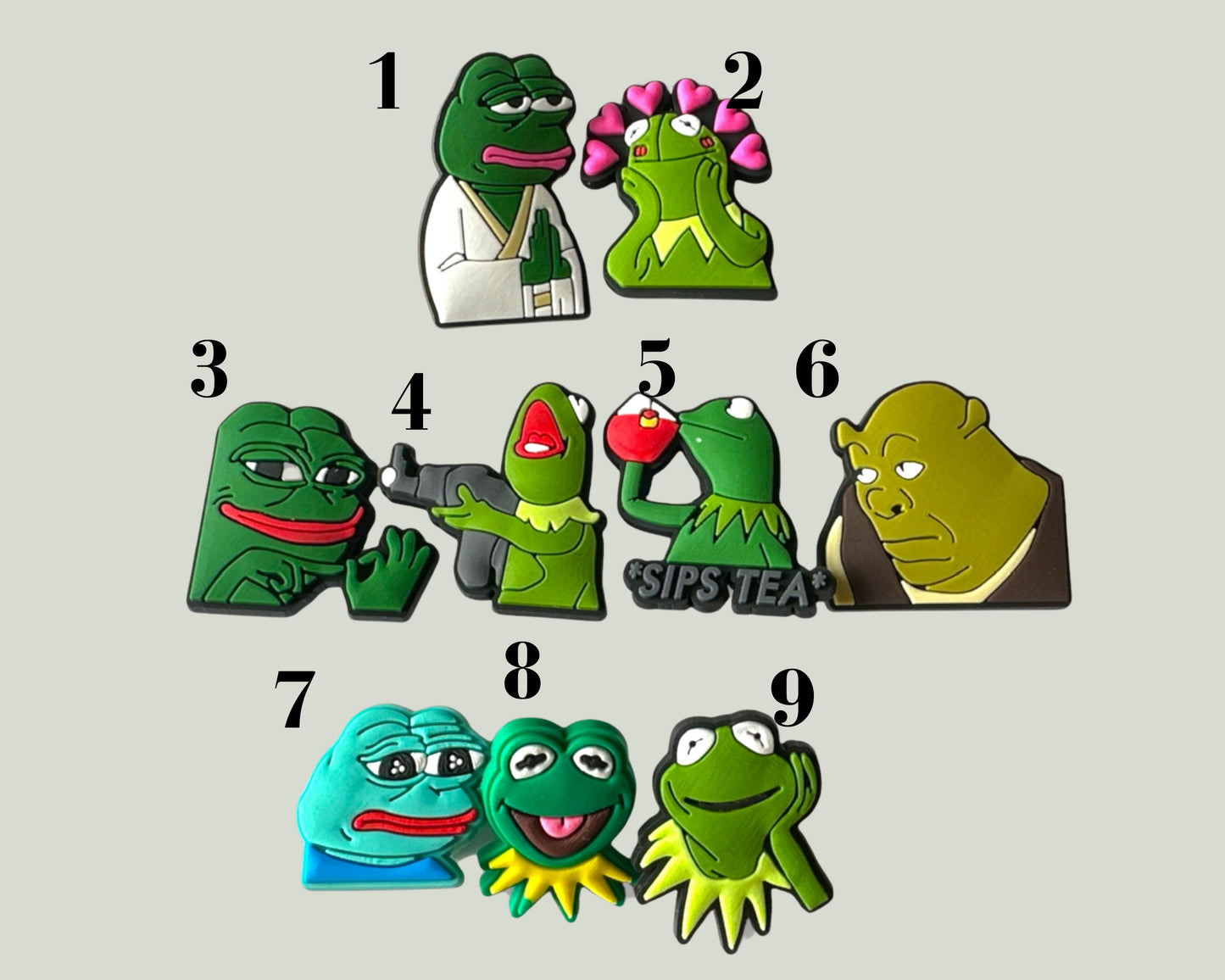 Meme Shoe Charms