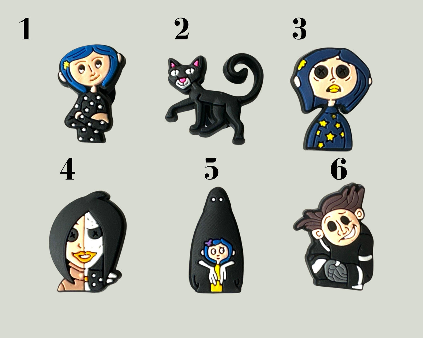 Coraline Shoe Charms