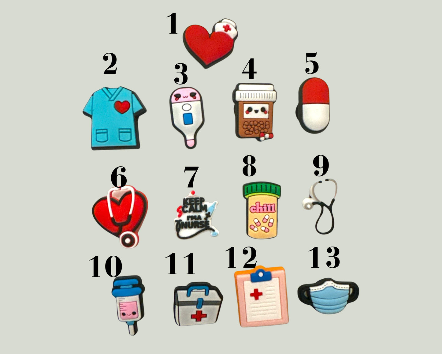 Medicine Shoe Charms