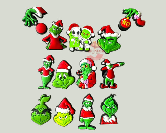 Grinch Shoe Charms