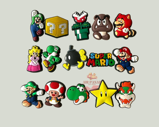 Mario Shoe Charms