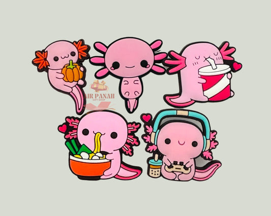 Axolotl Shoe Charms