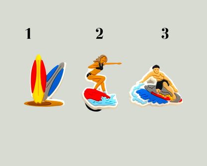 Surfing Shoe Charms