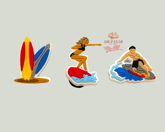 Surfing Shoe Charms