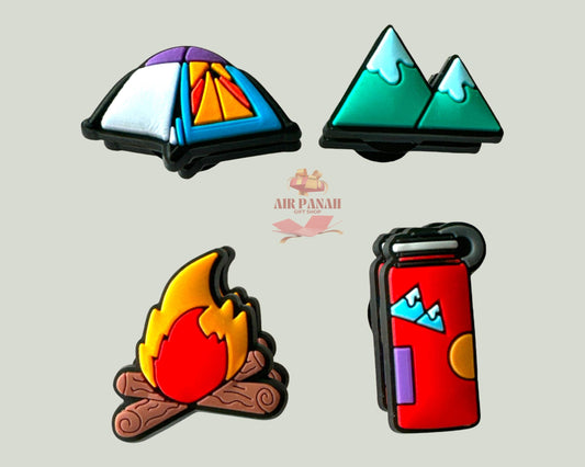 Camping Shoe Charms