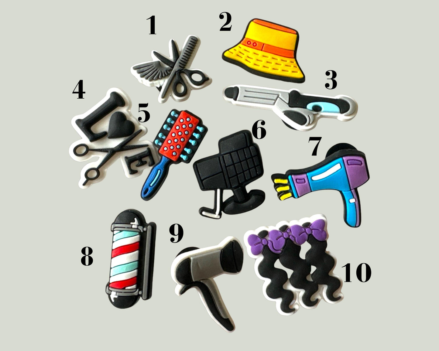 Barber Shoe Charms