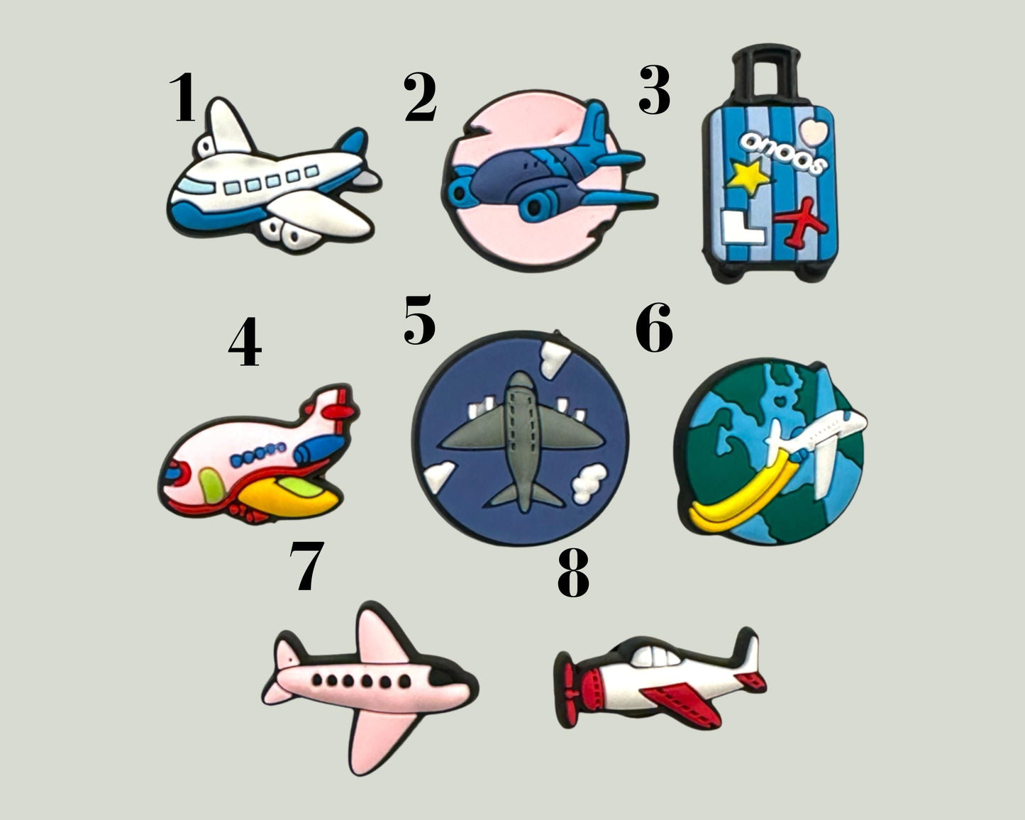 Travel Shoe Charms