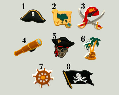 Pirates Shoe Charms