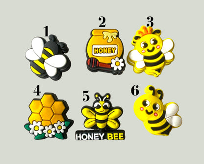 Bee Shoe Charms