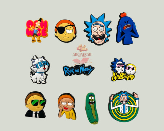 Rick and Morty Shoe Charms