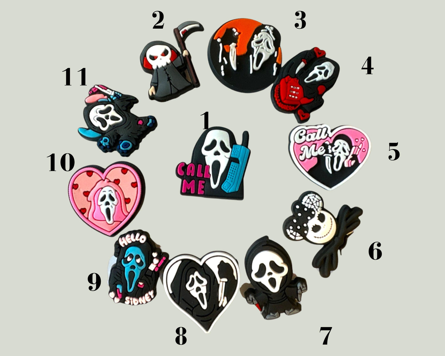 Halloween Shoe Charms