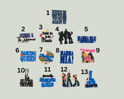 Mamma Mia Shoe Charms