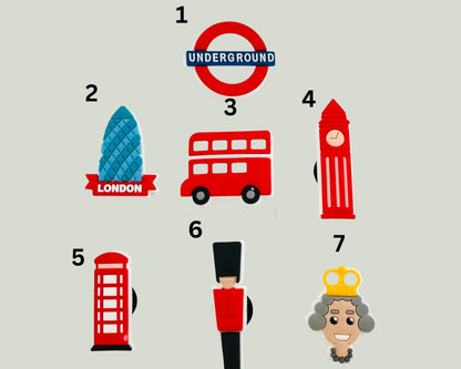 London Shoe Charms