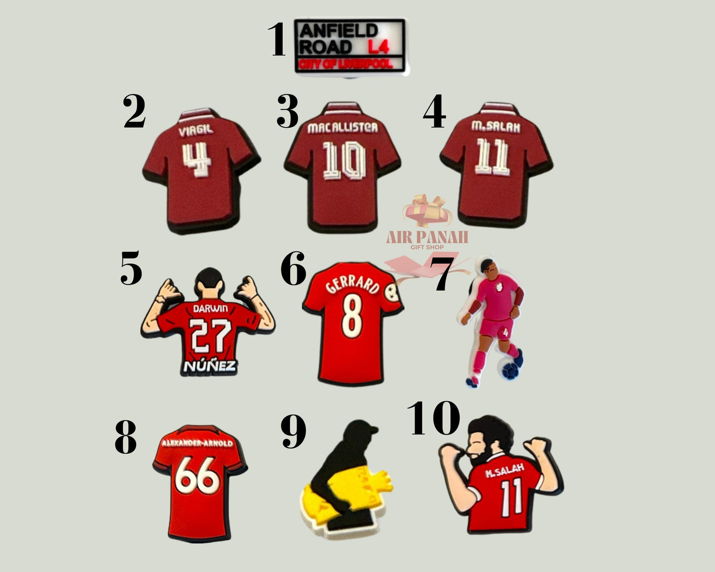 Liverpool Shoe Charms