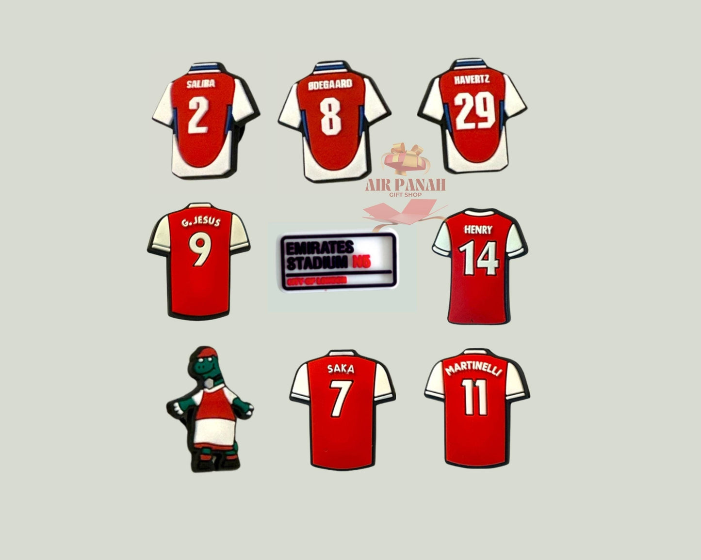 Arsenal Shoe Charms