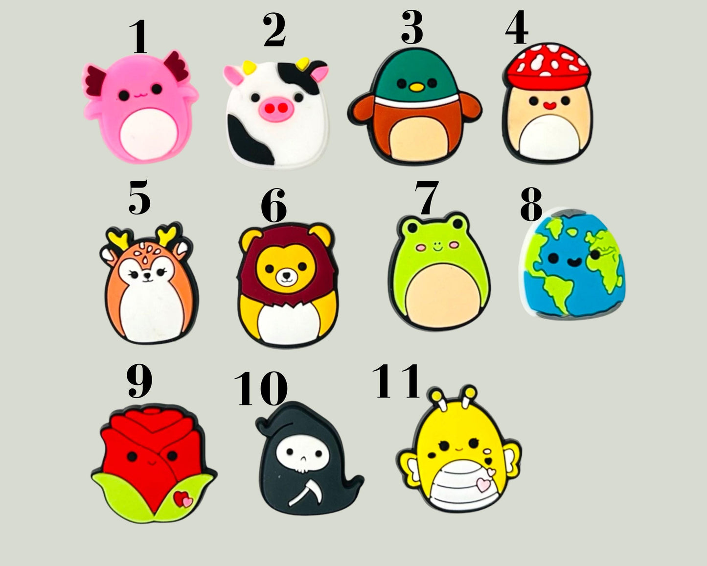 Squishmallow Shoe Charms