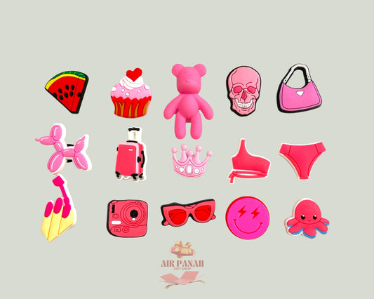 Pink Shoe Charms