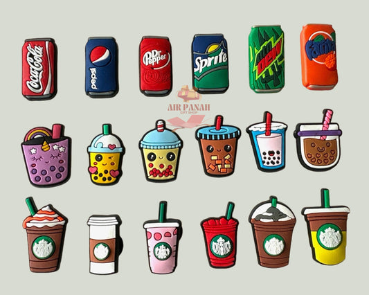 Drinks Shoe Charms