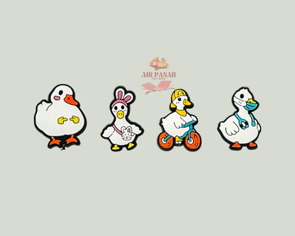 Funny Ducks Shoe Charms