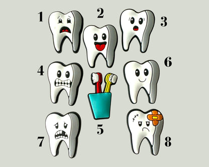 Teeth Shoe Charms