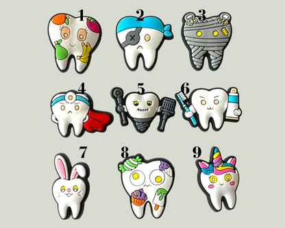 Teeth Shoe Charms